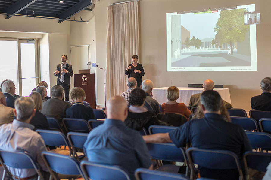 The New Bedford Whaling Museum offers venue rentals for business events in the Harborview Gallery.